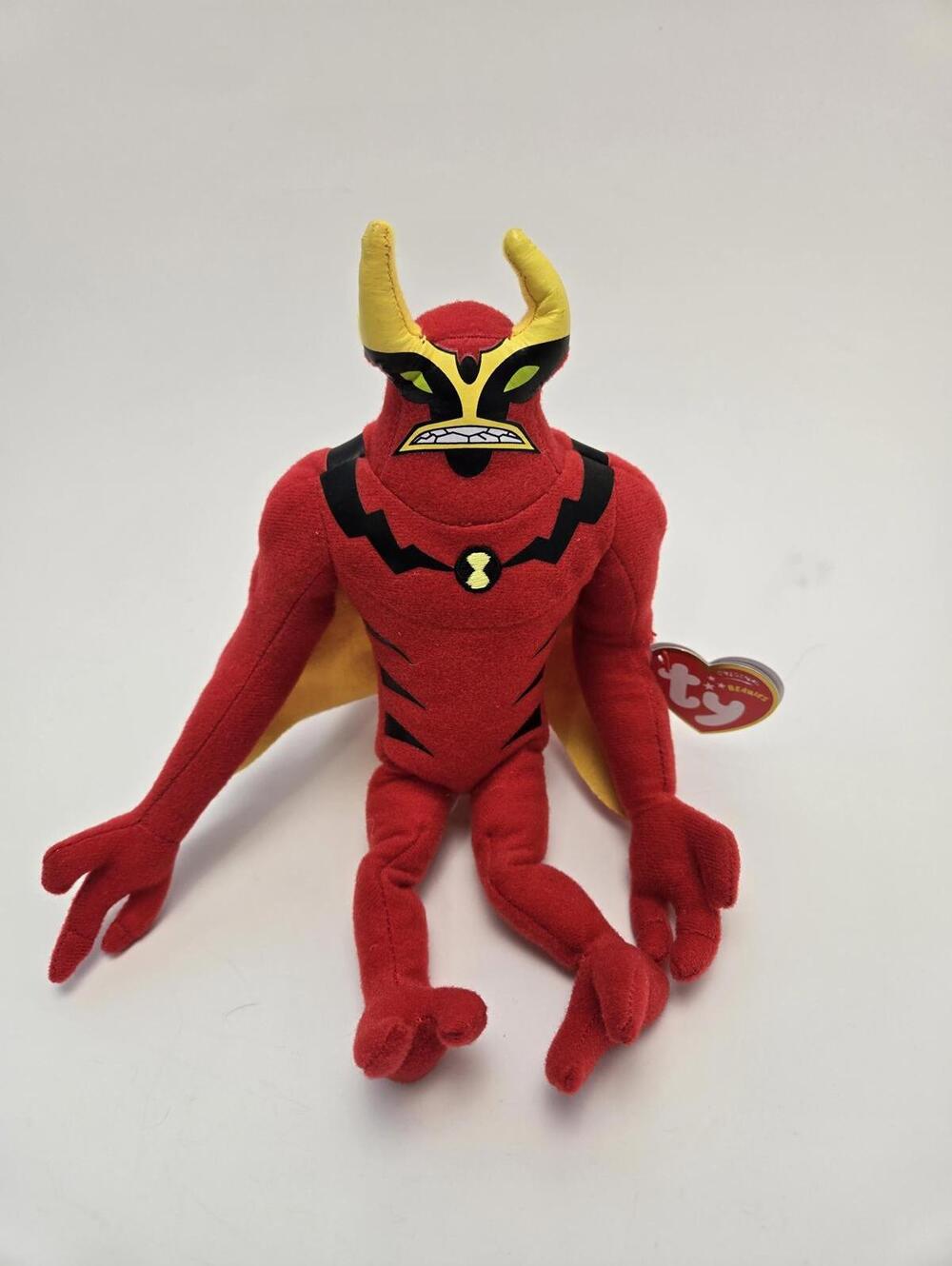 TY Beanie Baby “Jetray” from TV Show Ben 10 Alien Force (8 inch)